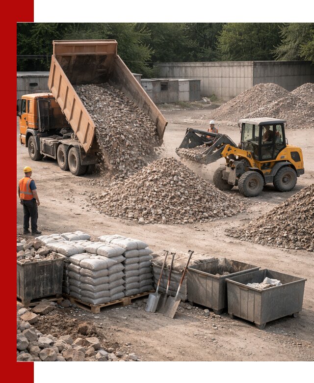 Вторичные материалы для отсыпки в Гае — поставка и доставка