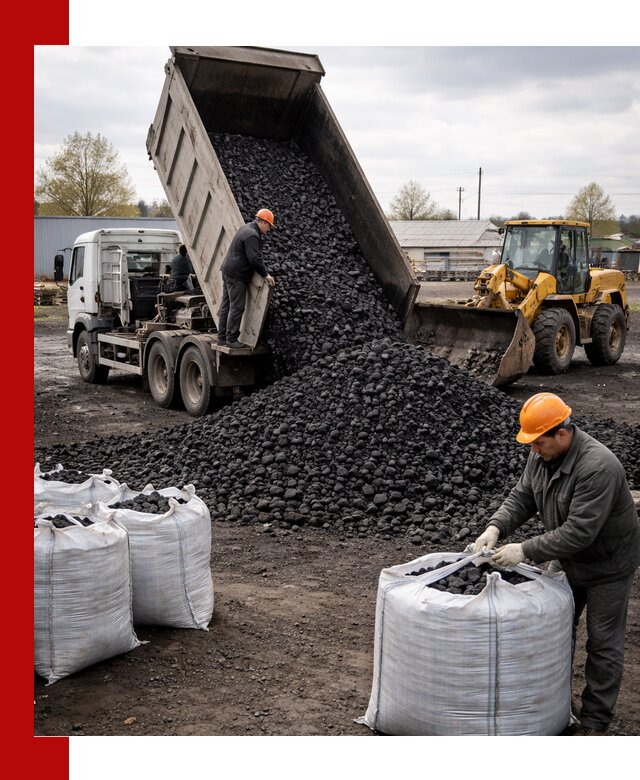 Доставка каменного угля в Гае оптом и в розницу