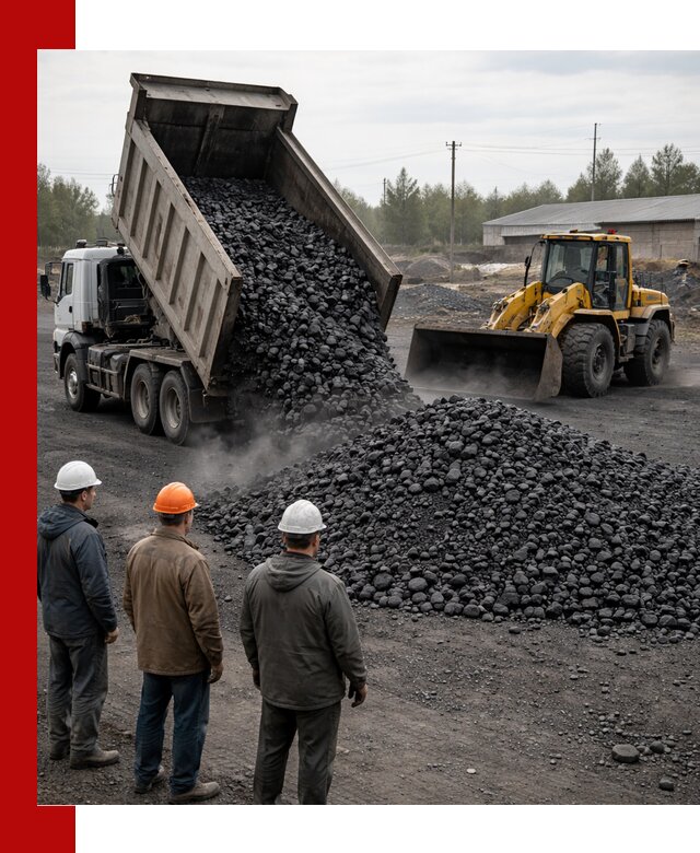 Доставка угля антрацита в Гае с самосвалами и погрузкой