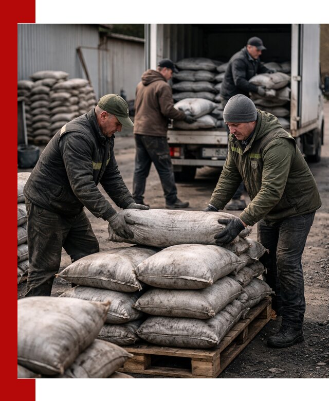 Доставка угля в мешках по выгодным ценам в Гае