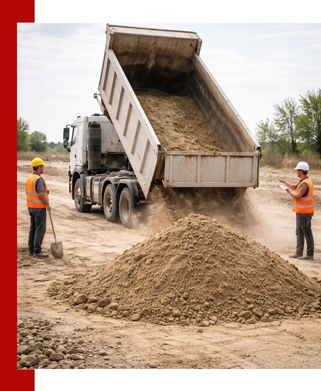 Доставка самосвалом 15 кубов в Гае за город и по городу