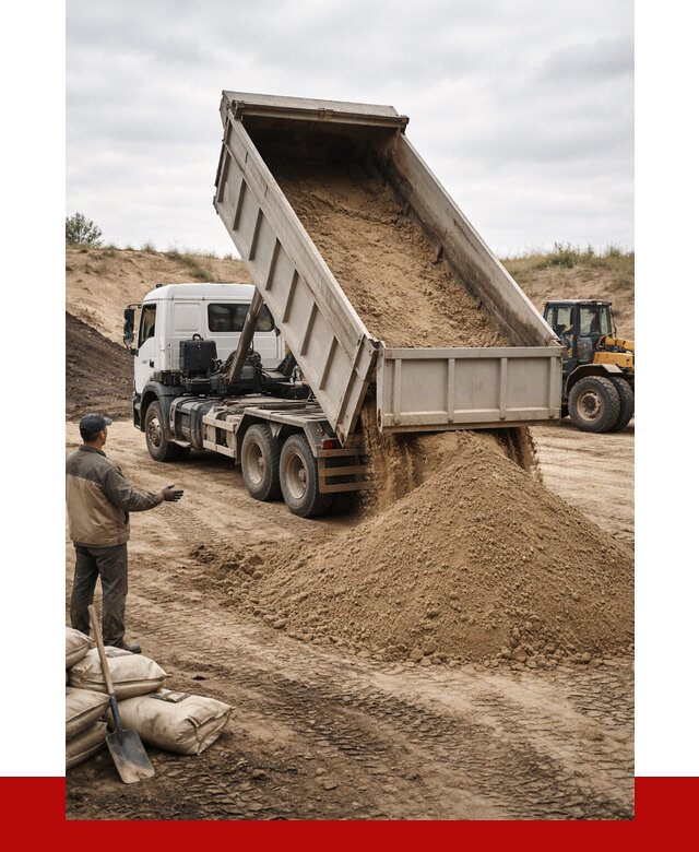 Доставка самосвалом 20 кубов в Гае от 7625 р. | ПРОНЕРУДГай