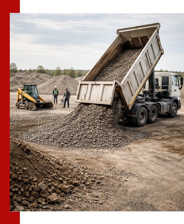 Доставка самосвалом 25 м³ в Гае быстро и надежно