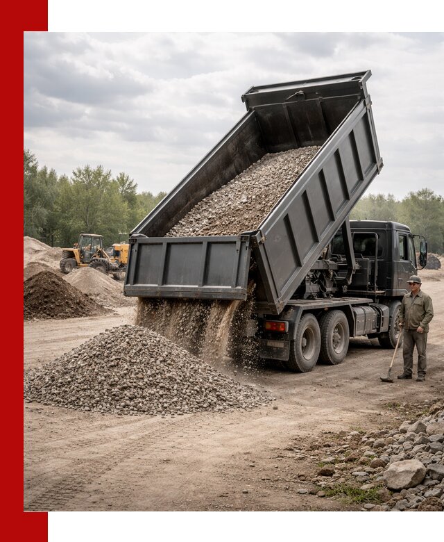 Доставка самосвалом 30 м3 по выгодным ценам в Гае