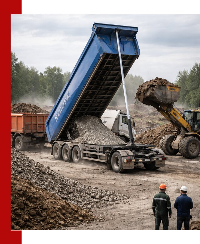 Аренда тонар 40 тонн в Гае с доставкой материалов