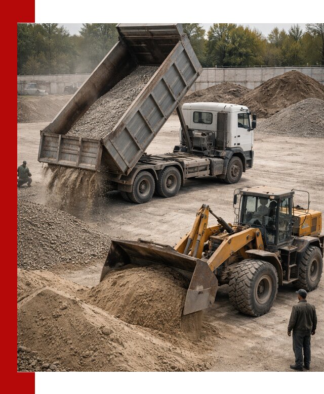 Перевозка сыпучих грузов самосвалами и бортовыми в Гае