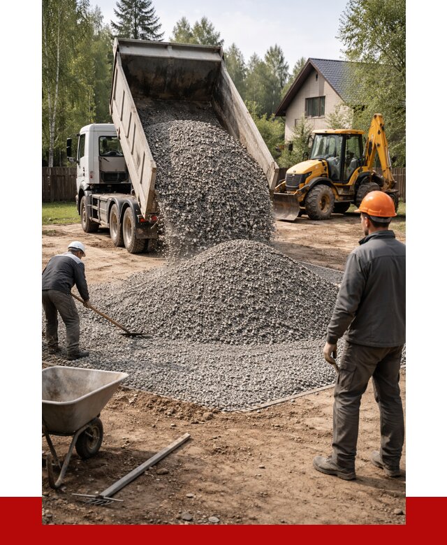 Отсыпка участка щебнем в Гае от 6608 р. ПРОНЕРУДГай